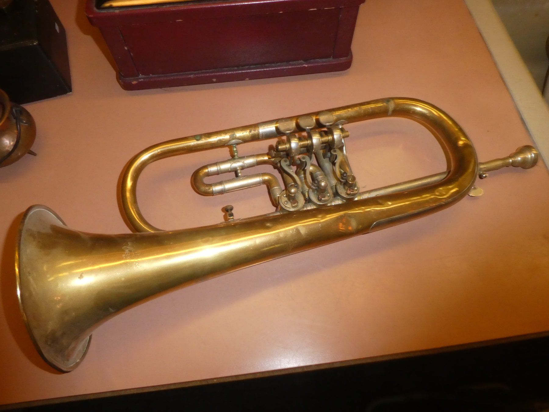 Musikinstrumente: Blasinstrument  Pini Messing alt gebraucht – Gebraucht aus Chur von Diversico2010 2