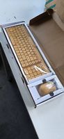 Wireless Bamboo Tastatur & Maus Set Echtholz/Bambus Kabellos