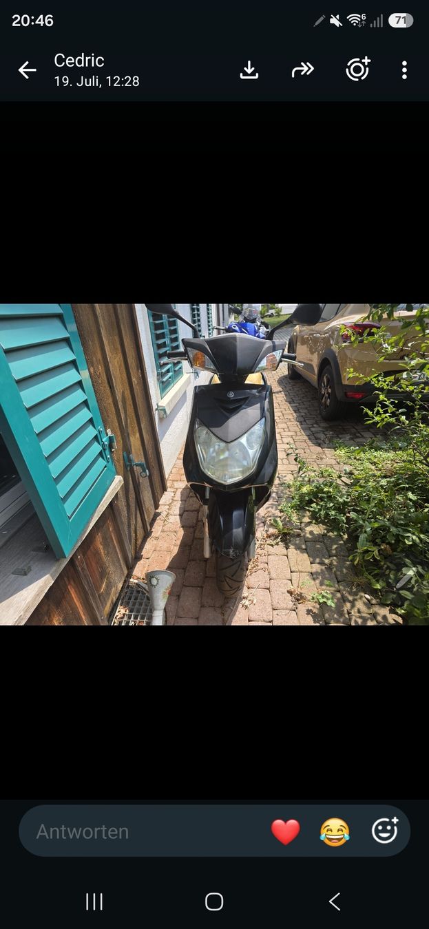 Yamaha Strasse: Roller  lauft kein mfk mehr – Gebraucht aus Dachsen von ott_86ff 1