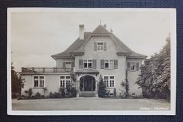 AK Schulhaus FELBEN-WELLHAUSEN belebt 1932