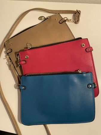 Trendige Handtasche mit drei einzelnen Taschen/Fächern 🤎