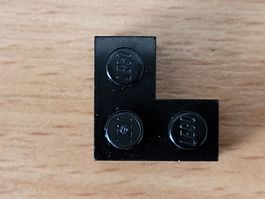 Lego - Pièce détachée de forme spéciale - 1x noir (d'angle)