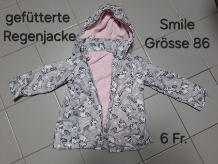 gefütterte Regenjacke 86