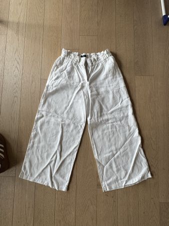 Marc O'Polo Leinenhose weiss