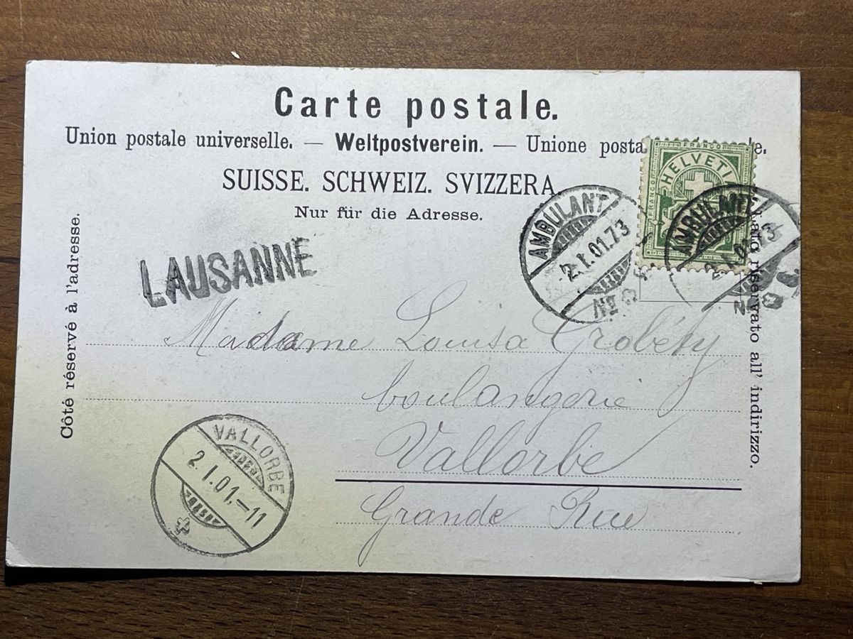 Cartoline postali: Aubonne VD – Usato da Strengelbach venduto da Aschatan5 1