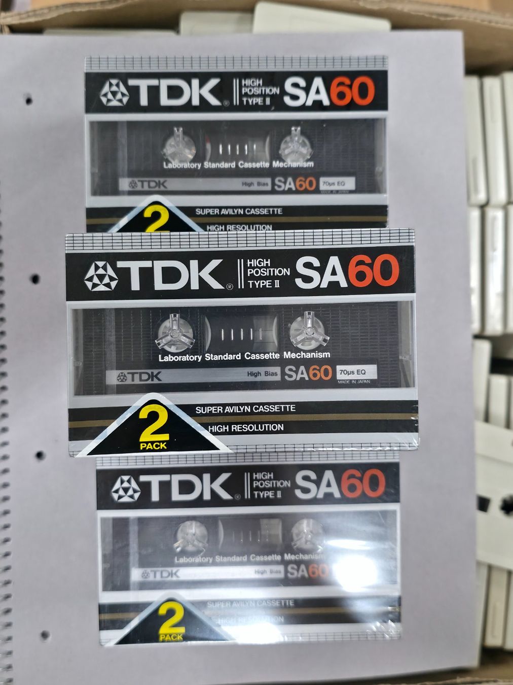Musicassette: TDK SA60 High Position TYPE II - NOS - 2er Pack – Nuovo e nell'imballaggio originale da Dietlikon venduto da litisop