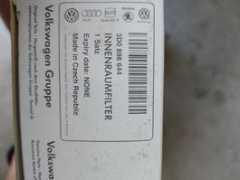 Innenraumfilter Bentley Continental GT/ VW Phaeton 3D0898644