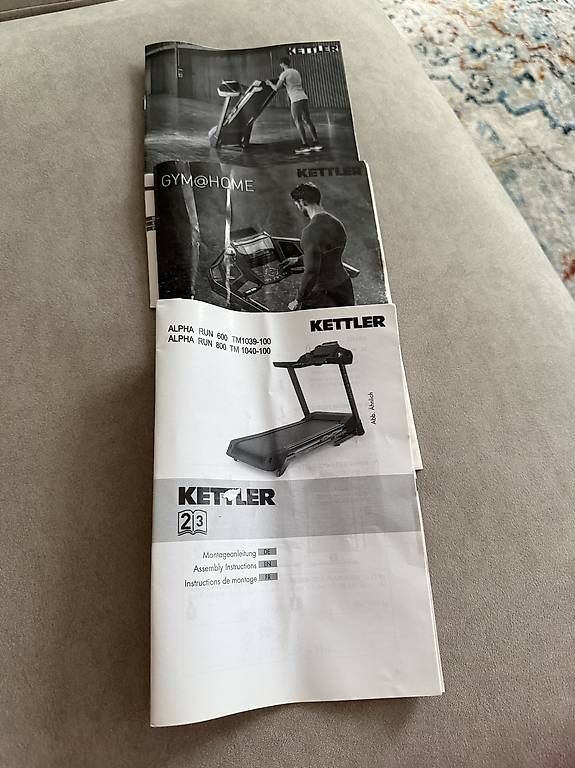 Vélos d'appartement: KETTLER Alpha Run 800  Tapis roulant professionale. – D'occasion à lugano par antonyy68 4