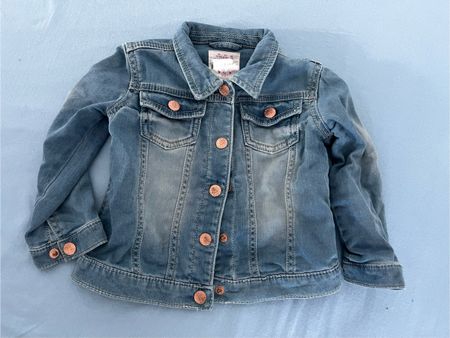 Mädchen Jeansjacke Gr. 86, Übergangsjacke, Top Zustand