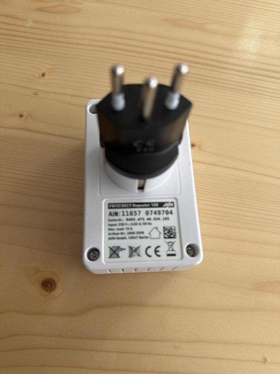 WiFi: FRITZ! DECT Repeater 100 weiss gebraucht – Usato da Tafers venduto da nicole.ts 1