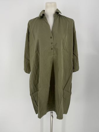 Tunika Kleid Khaki Gr. XL von Sens Uniq Paris