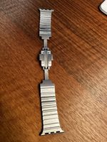 Gliederarmband Silber zu Apple Watch 38 mm, 40 mm und 41 mm