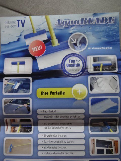 Altro per la casa: Aquablade Fensterreiniger mit Wassertank - NEU – Nuovo (secondo la descrizione) da Büsingen venduto da aue_2mh6 2