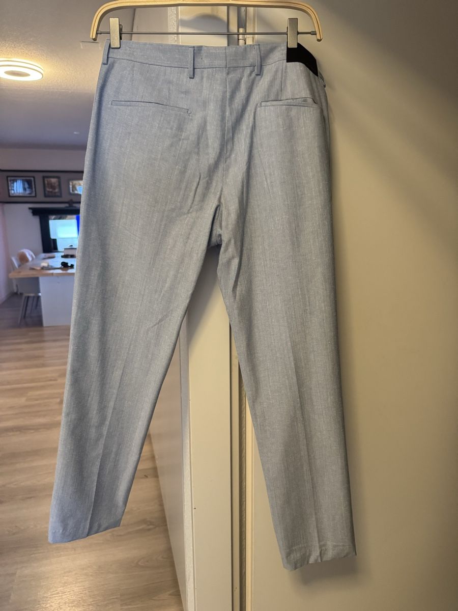 Windsor Pantalons: Herren Hose Windsor Santino shaped fit hellblau – Neuf (Voir description) à zürich par dalia06 1