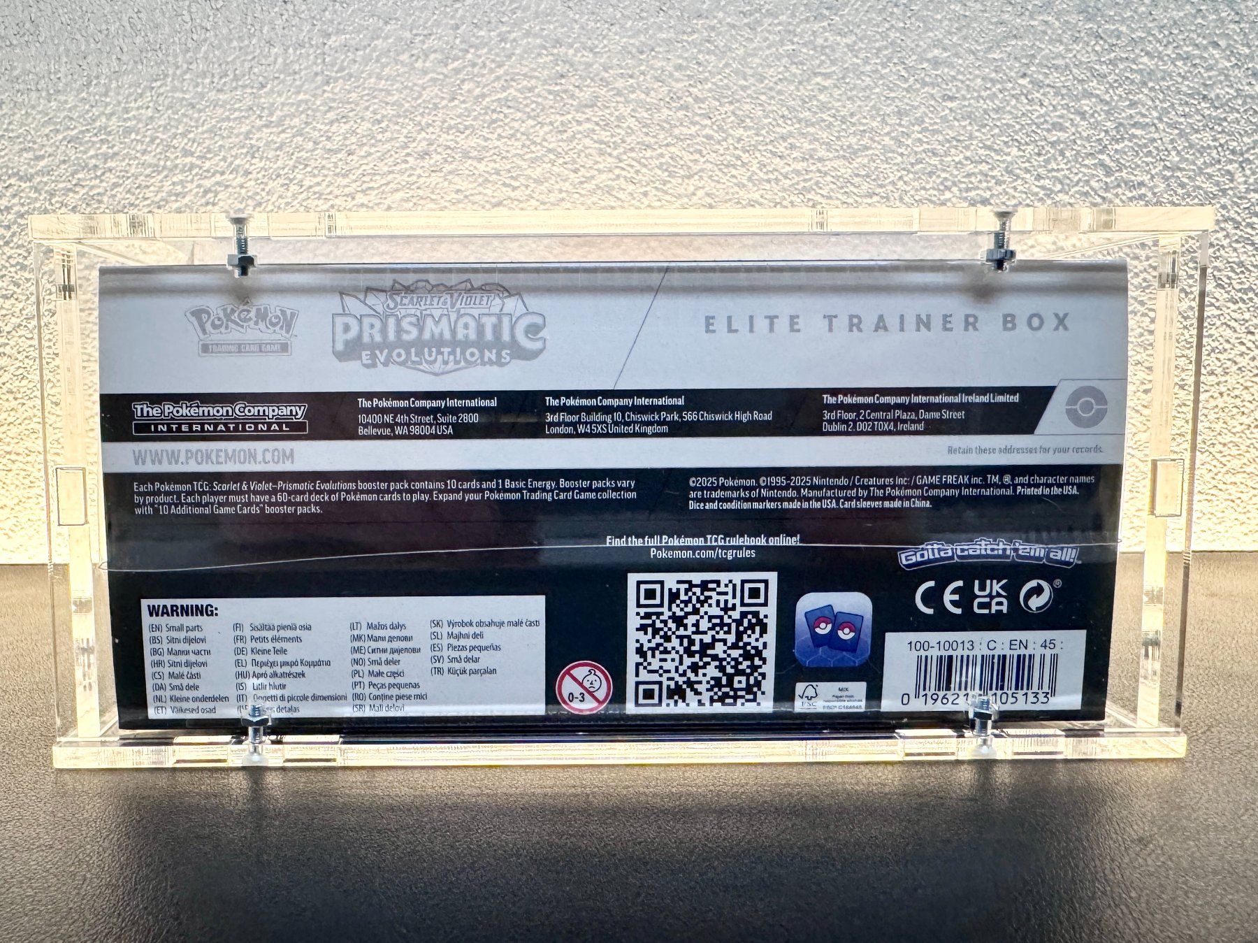 Pokémon Sammelbilder & Trading cards: Pokémon Prismatic Evolutions ETB EN OVP + Acrylbox – Neu und originalverpackt aus Schlatt TG von catch_up 7