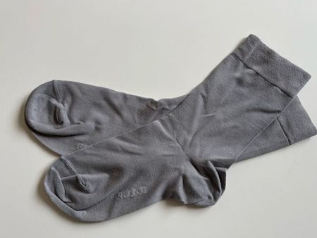 5 x Falke Socken Cotton Touch hellgrau Gr 35-38