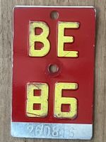 BE 86 - VELONUMMER - FAHRRADSCHILD - PLAQUE DE VELO - BE 86