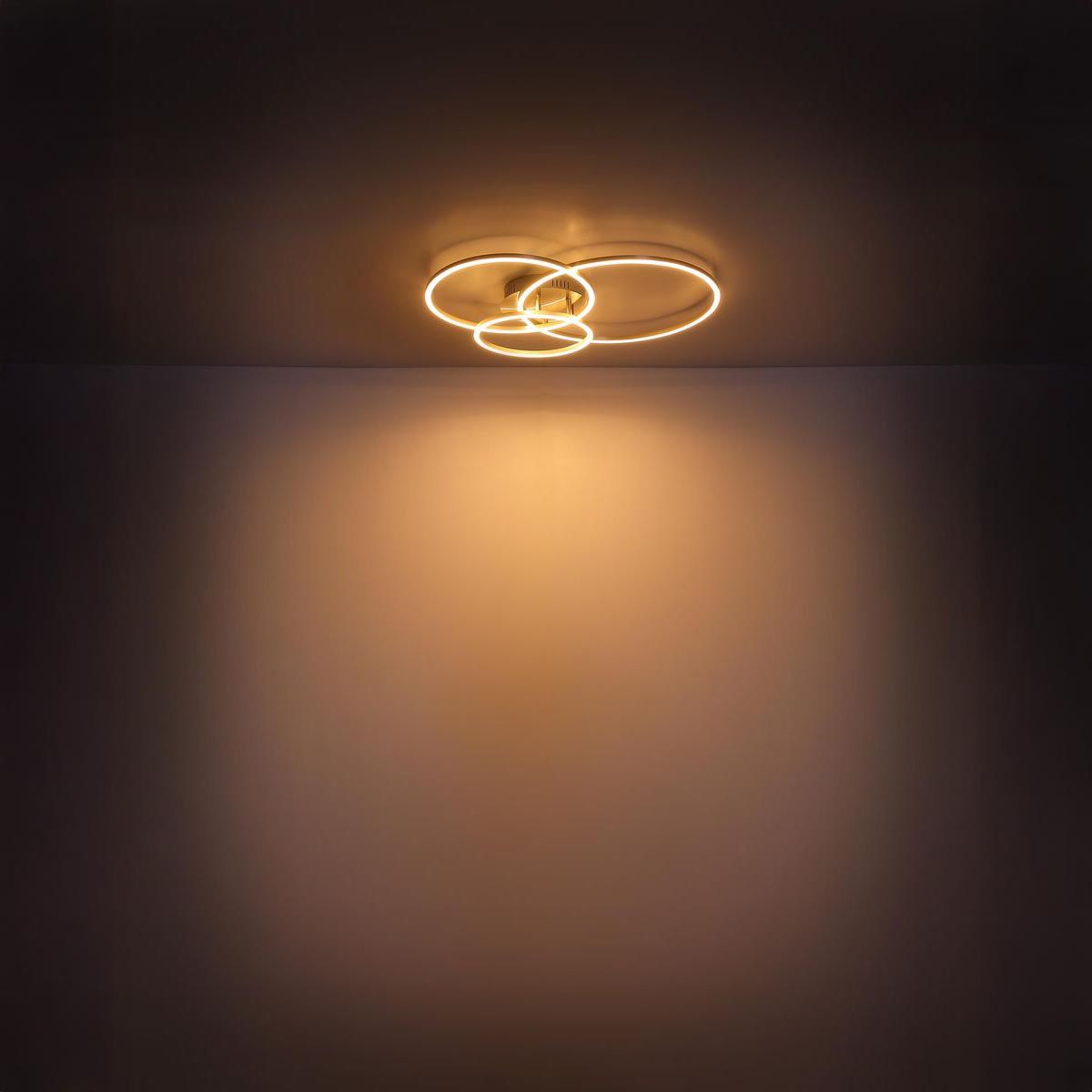 Lampadari & plafoniere: LED Deckenleuchte, Ringe, 68 cm x 55 cm – Nuovo (secondo la descrizione) da Kreuzlingen venduto da Smart-Light 2