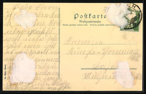 Cartoline postali: AK Ormalingen, Kurhaus Farnsburg – Usato da Berlin venduto da bartko-reher 1