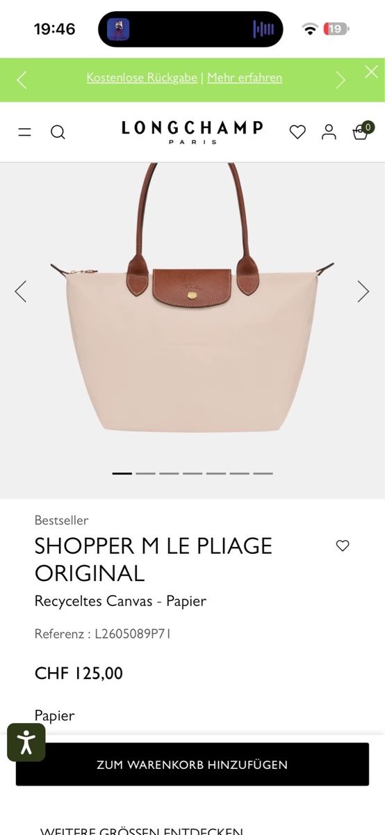 Longchamp Taschen: Longchamp Le Pilage M – Neu (gemäss Beschreibung) aus Benken SG von chiara2607 4
