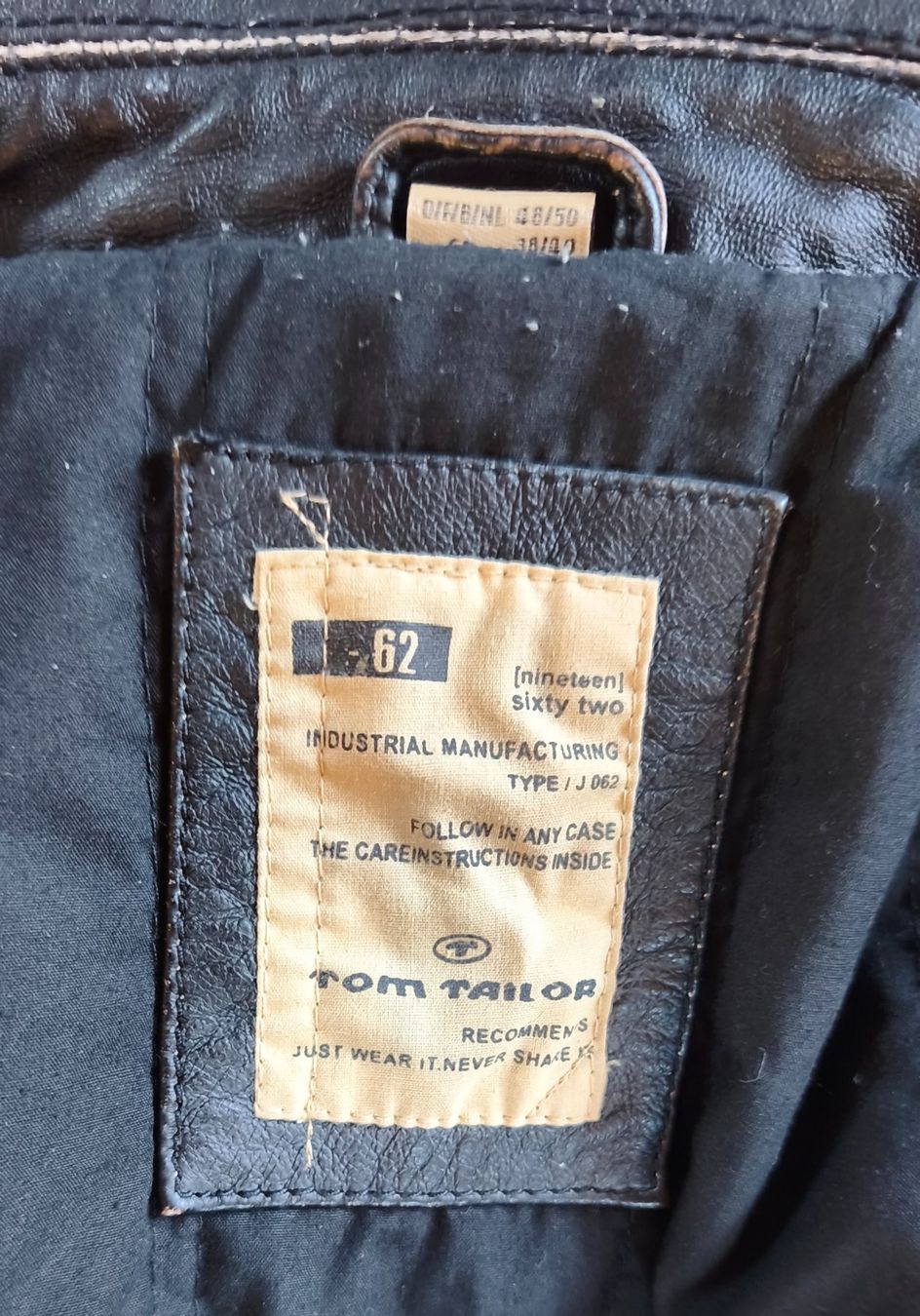 Tom Tailor Giacche: Tom Tailor Lederjacke schwarz Grösse L – Usato da Nottwil venduto da 66Vespa 2