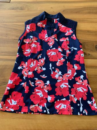 Callaway Golf Polo Shirt Damen Gr. S, Blumenmuster wie neu