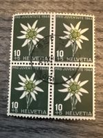 Pro Juventute 1944 Briefmarken Viererblock, Top!