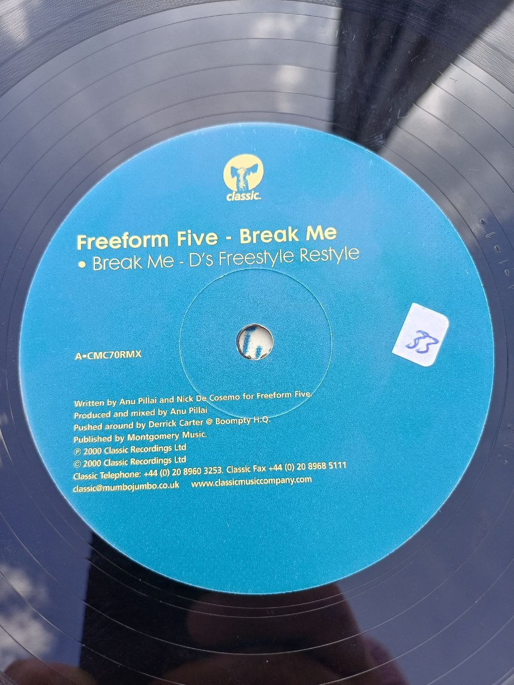 Schallplatten: Freeform Five "Break me" EP – Gebraucht aus Begnins von Drastic-Sound 6
