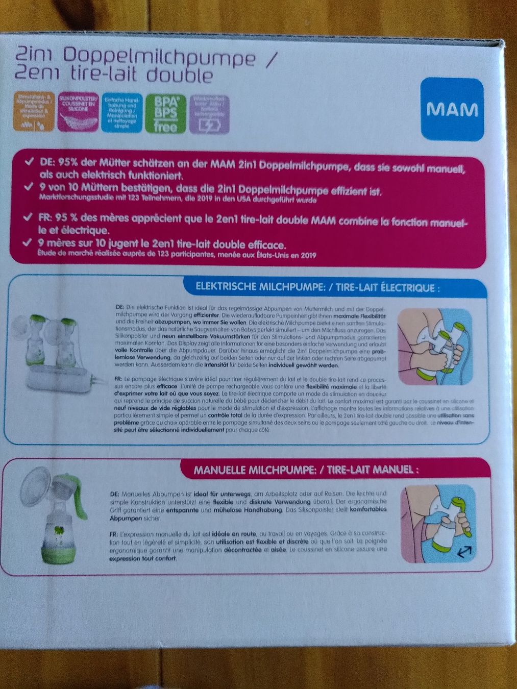 Mam Accessori per l’allattamento: Tire-lait double électrique MAM – Nuovo (secondo la descrizione) da Echallens venduto da Raphia87 2