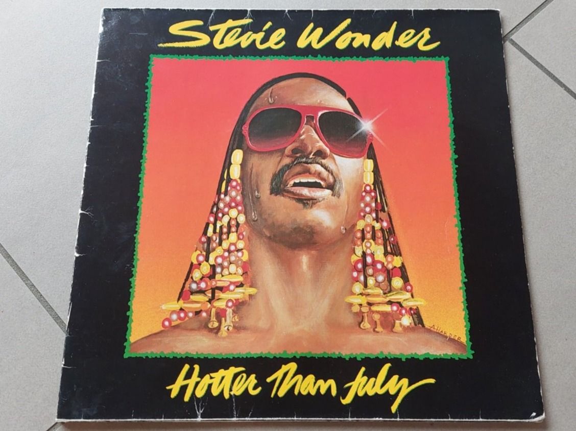 Dischi in vinile: LP Stevie Wonder - Hotter Than July – Usato da Erlinsbach venduto da pfunky