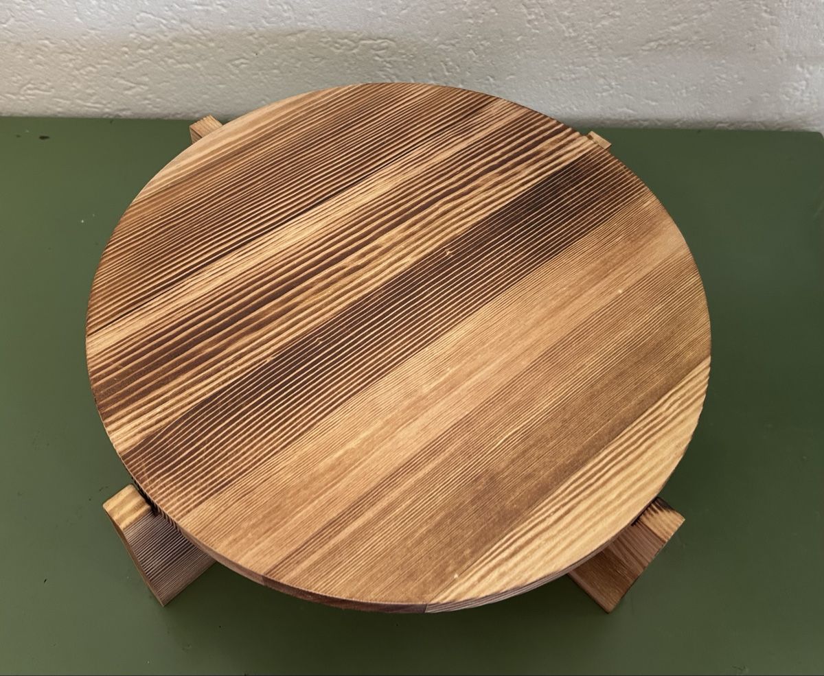 Elettrodomestici da cucina: Kessler Holz Pfannenuntersetzer rund gebrannt – Usato da Zürich venduto da ann_9fv5 3