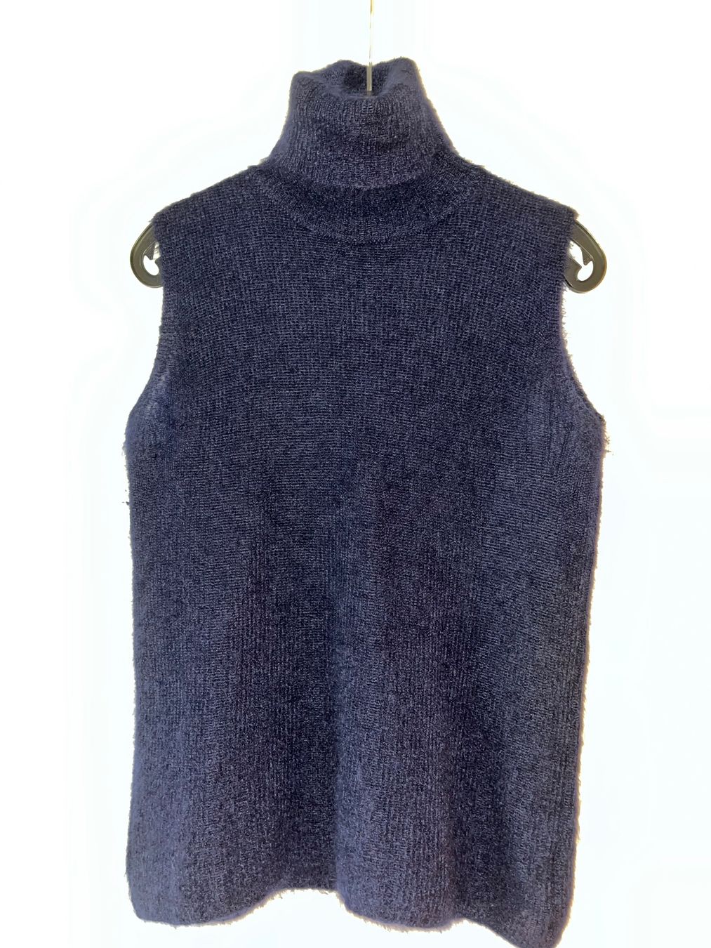 Bally Pullover & Sweatshirts: Bally ärmelloser Rollkragenpullover 44, dunkelblau – Gebraucht aus Riet (Neftenbach) von kim_gfw6