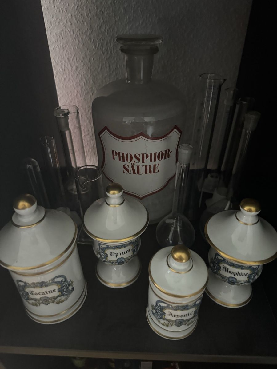 Laborzubehör: Diverse Apothekerflaschen Apotheker Fläschli Behälter – Gebraucht aus Binningen von Sophiescloset 2