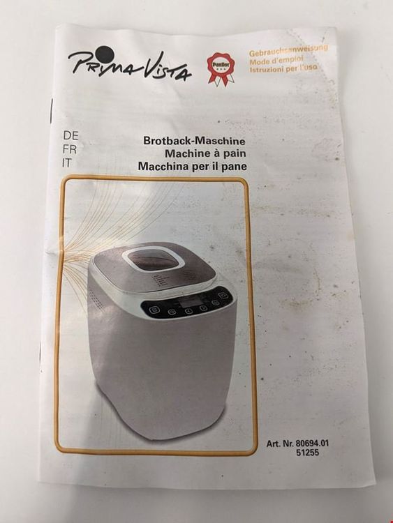 PRIMA VISTA | Brotbackmaschine | Kaufen auf Ricardo