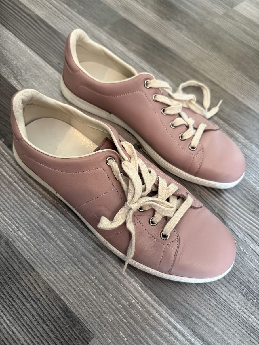 Gucci Damenschuhe: Baskets Gucci cuir rose taille 38.5 – Gebraucht aus Monthey von Joseph-29 1