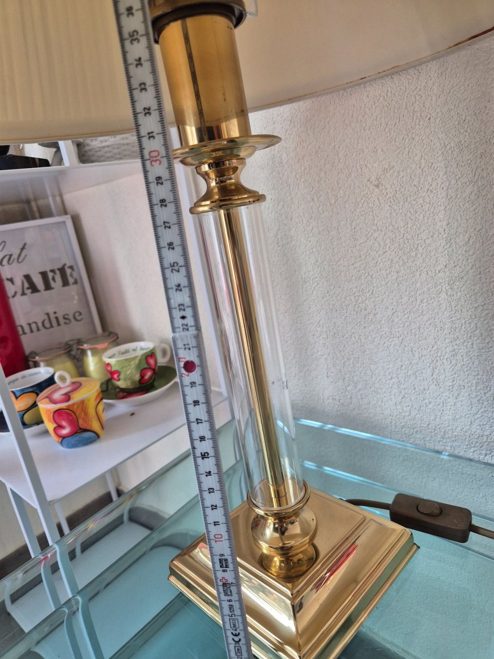 Lampade: Lampe de table élégante, vintage dorée – Usato da Fully venduto da tameab 6