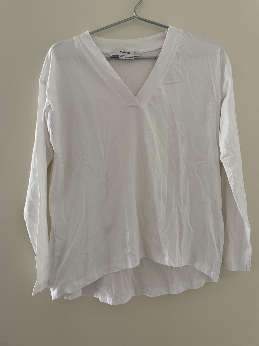 Zara Top: Mango Shirt weiss – Nuovo (secondo la descrizione) da Zürich venduto da LeTeNiDo