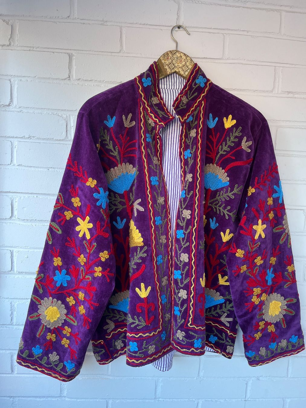 Giacche: Embroidery velvet jacket – Nuovo e nell'imballaggio originale da Chiasso venduto da Pat_chuli