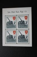 Sch. Mot. Kan. Rgt. 13 Bttr. 130, 131, 132, 133 / 4er Block