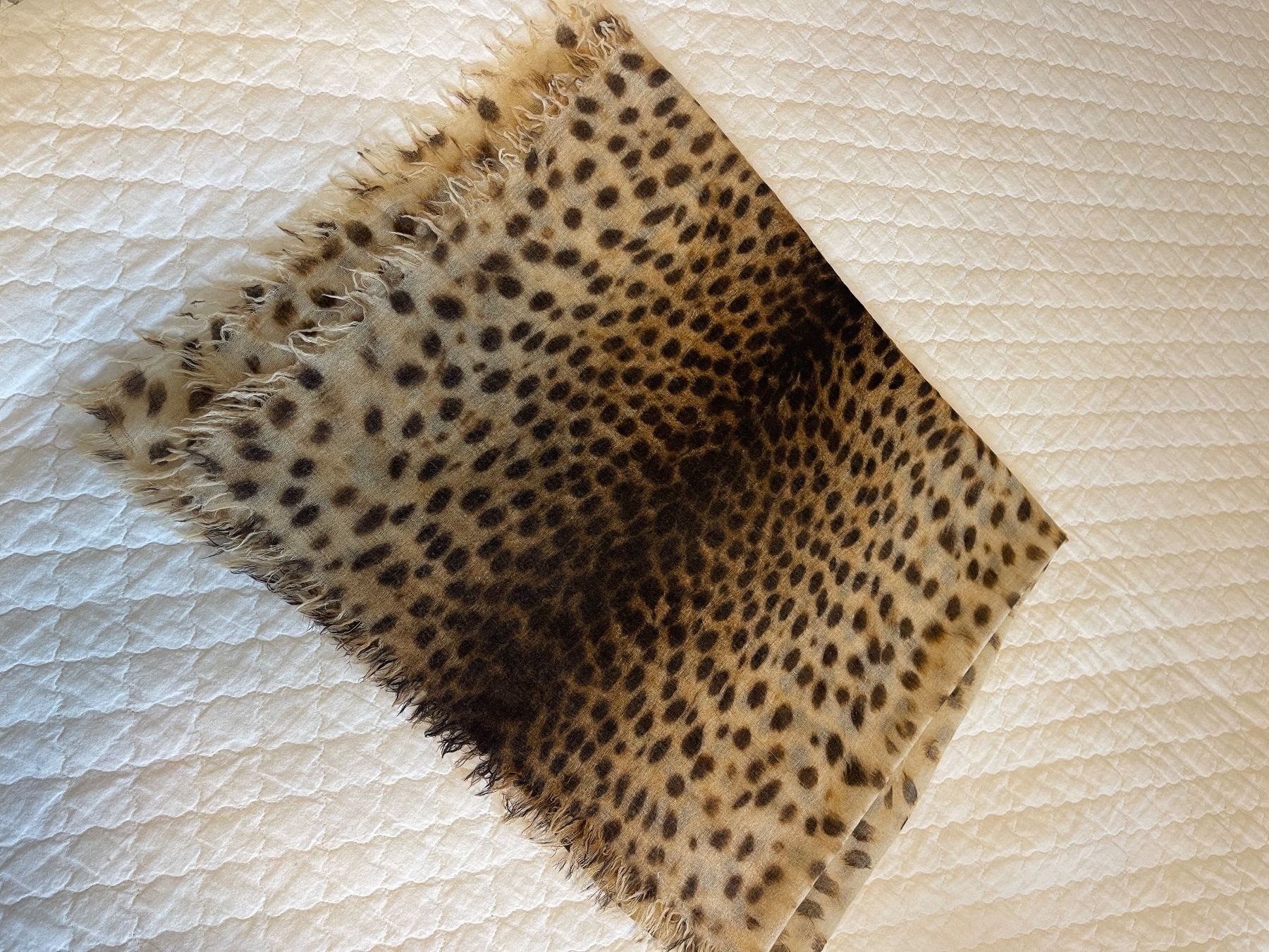 Foulard & Sciarpe: Woll-Schal in Leomuster – Usato da Zizers venduto da sarah_1987 1