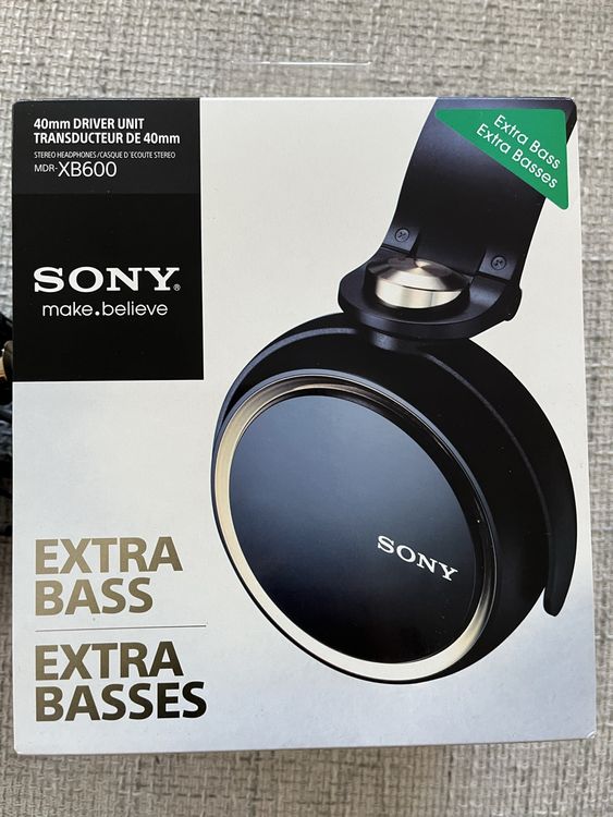 Sony Mdr Xb600 Casque Extra Bass Black Gold Kaufen Auf Ricardo 2245