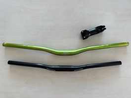 2x Bike Lenker und 1x Vorbau