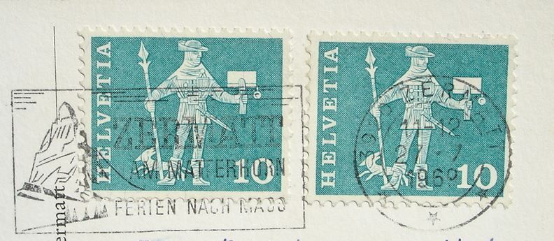 Cartes postales: ZERMATT Jugendherberge – D'occasion à Jona par philajona 1