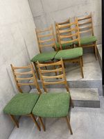 6x dining chairs set wood vintage MCM 70s🪑 Esszimmerstühle
