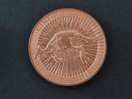 USA 1 Oz .999 Copper, Zombucks Kangaruin