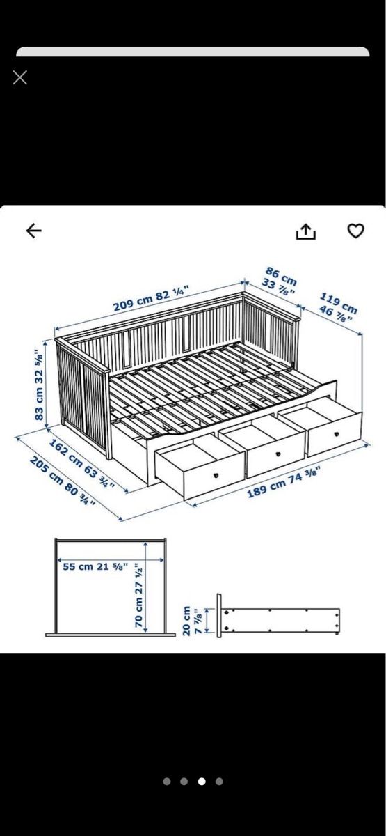 Betten: Hemnes Ikea Bett – Gebraucht aus Saland von Claud 4