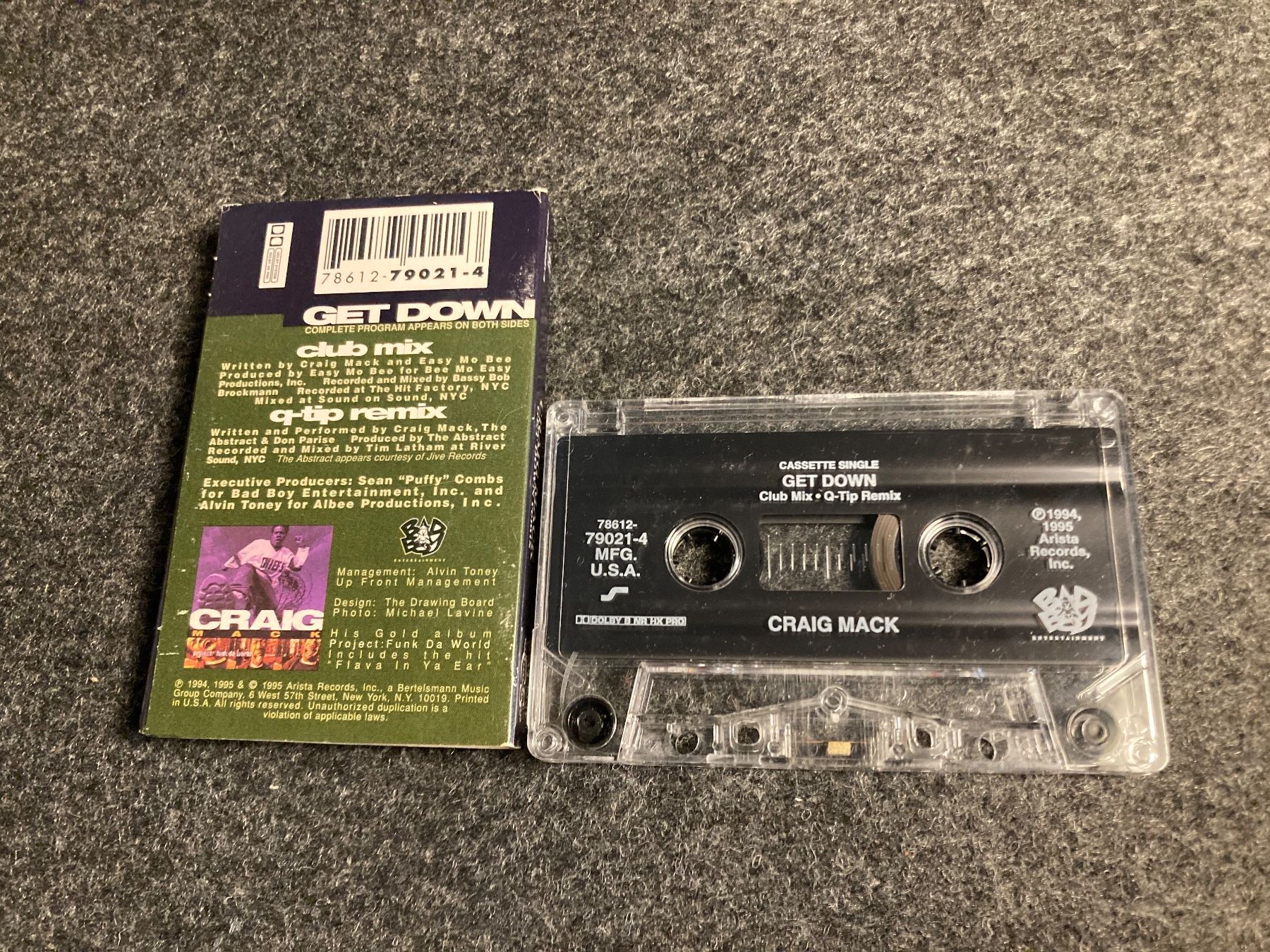 Musicassette: Craig Mack - Get Down (Remix) (MC) – Usato da Fribourg venduto da Karushi 2