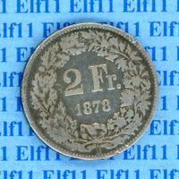 CHF___2.00 1878 s-ss  2 Franken