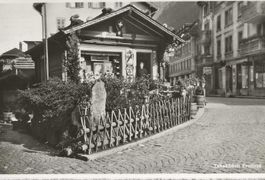 Erstfeld UR Tabakhüsli im Dorf ca. 1950 sehr gut erhalten