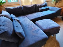 Blaues Sofa